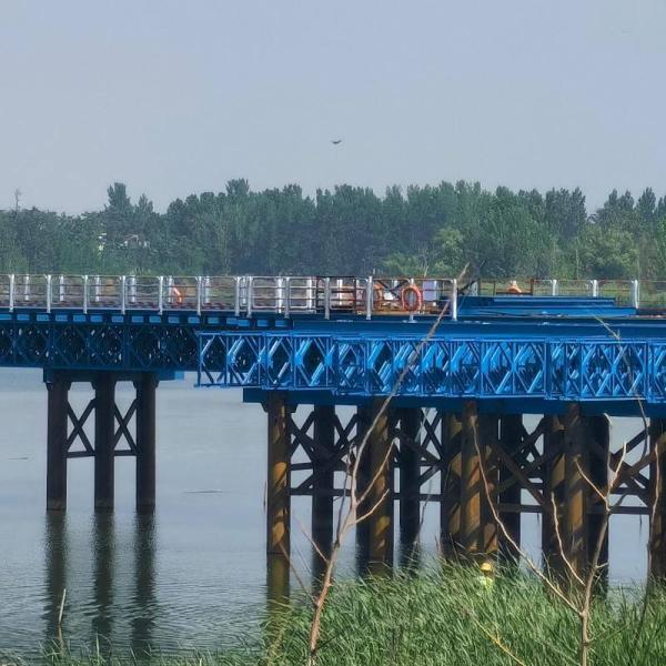 321-Type TSR Bailey Bridge Manufacturer Galvanized Corten Steel Bridge