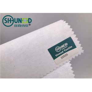 Soft Fusible Interlining Fabric / Non Woven Interlining Polyester Viscose Cut