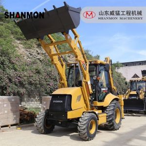 Earth Moving Machinery Backhoe Excavator Loader With Weichai Engine