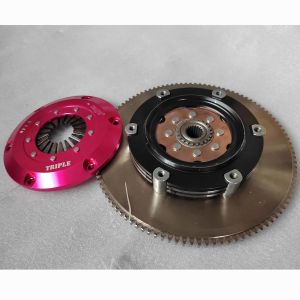 SWAG 5.5'' 4140 Steel Racing Clutch 3 Plated For Mitsubishi Lancer 4G93