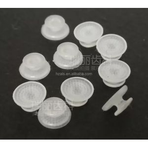 Ceramic Clear Lingual Buttons with Hook 10 pcs/pk
