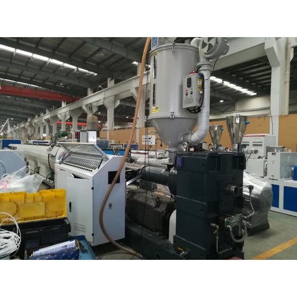Single Screw Plastic 110mm PE Pipe Extrusion Line