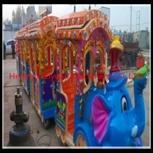 fair ground rides electric train ride trackless elephant train