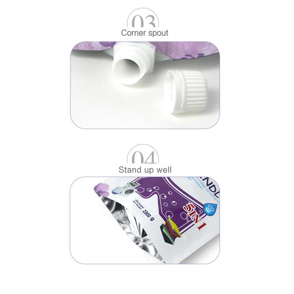 LDPE Plastic Spout Pouch Refill For Plant Fertilizer