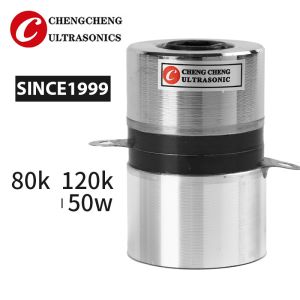 Quality 56mm 50w 80k And 120k Double Frequency Ultrasonic Cleaning Transducer for sale