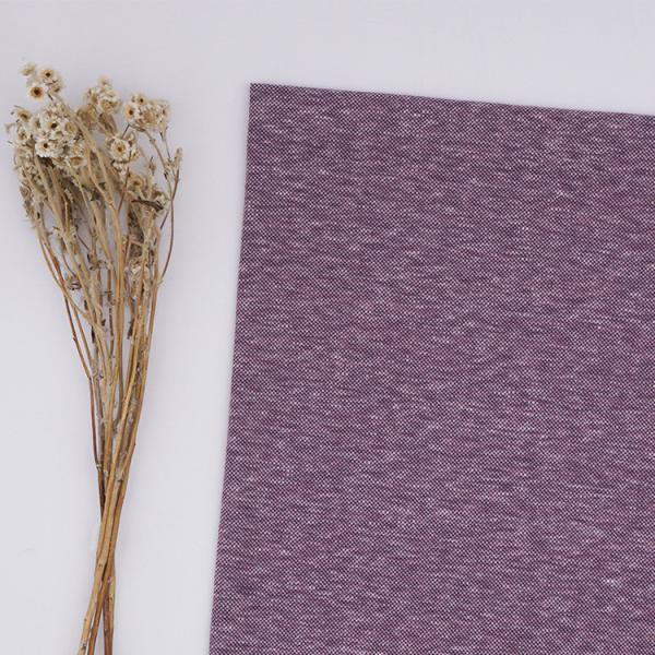 Durable 190gsm Double Pique Fabric , Smooth Solid Cotton Knit Fabric
