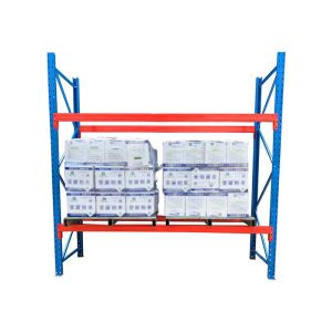 Modern Powder Coated Metal Heavy Duty Storage Racks Shelves With Leveling Feet