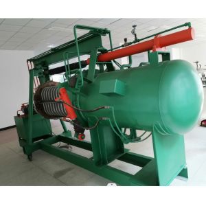 Oil Bleaching Horizontal Leaf Filter Carbon Steel Vessel 150 M2