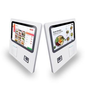 15.6" Wall Mount Self Service Food Ordering Payment Kiosks For Restaurant