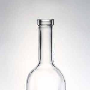 750ml Clear Long Neck Glass Bottle for Whisky Champagne Brandy and Liquor
