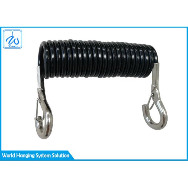 Buy 100cm Coated PU Retractable Extension Spring Safety Cable at wholesale prices