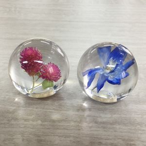 Dry Flower Gear Shift Knob , Dia70mm Clean Dandelion Gear Knob