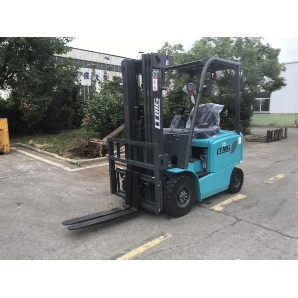 Portable Electric Forklift Truck 1.5 Ton With 48V Battery Work In Refrigeration Storage