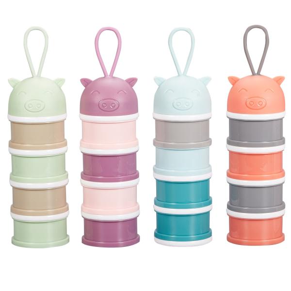 Lightweight Baby Milk Powder Storage Box Customer Color FDA Approval