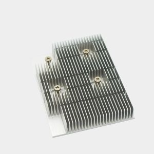 Sleek Anodized Aluminum Extrusion Heat Sinks Customized with Screw Mount