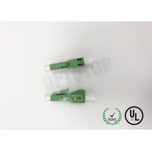 LC Male To LC Female APC Fiber Optic Attenuator Single Mode 0-30dB Green house
