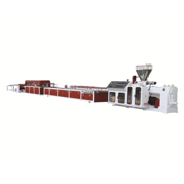 Jwell easy operation pvc wallboard/ fast loading wallboard plastic profile