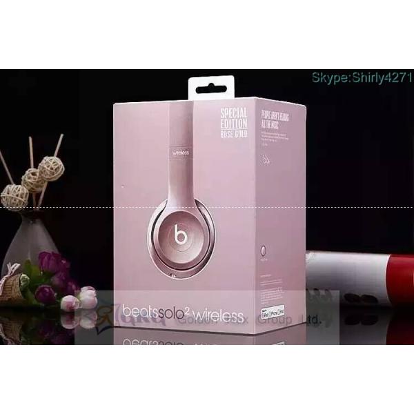 Beats By Dre Solo 2 Wireless Headphones - Special Edition ROSE GOLD made in china grgheadset