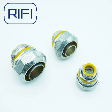 Liquid Tight Flexible Conduit Connector For Box Bonding Model No LTC038-LTC400 UL 514B Standard