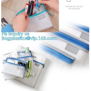 Nylon Mesh Makeup cosmetic Bag / small nylon mesh make up cosmetic bag, Travel
