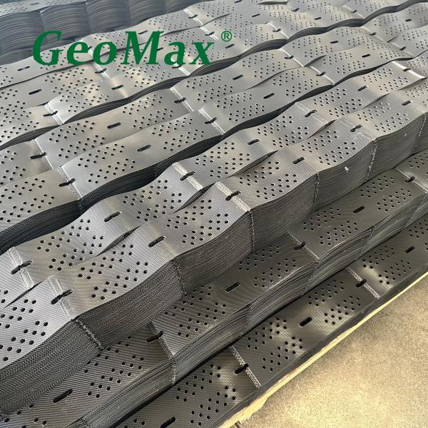 Buy BLACK HDPE GEOCELL 100MM HEIGHT 330MM WELDING SPACE FOR VEHICLE STAGING AREAS COMMERCIAL VEHICLES at wholesale prices