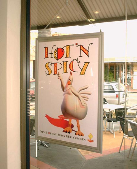 Buy Hanging style led illuminated aluminum photo frame at wholesale prices