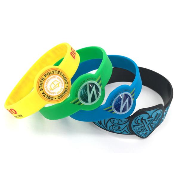 Hand Strap Luminous Silicone bracelet  wrist Rubber Monochrome Printing strap custom OEM logo color size wrist