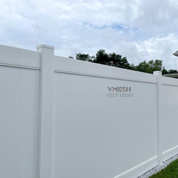 Buy 6*8 White Yard Safety Vinyl Rail Fence Fencing at wholesale prices