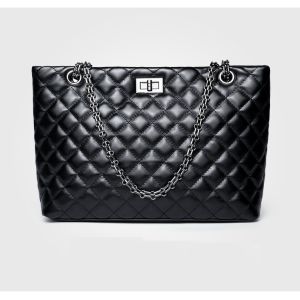 Quality ODM Polyester Lining Shoulder Polyurethane Tote Bag With Hasp for sale