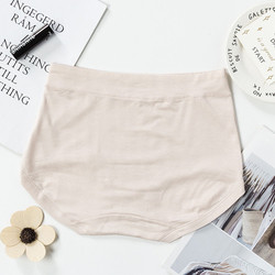 High Cut Women Cotton Panties Plain Dyed Multi Color Seamless