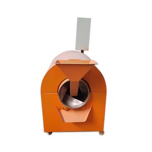 Heating Peanut Roasting Machine Large Capacity Horizontal Cylinder Structure