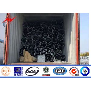 Polygon 12m 14m Astm A123 Galvanizing Steel Tubular Pole 69kv