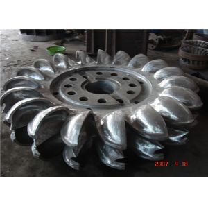 100KW-70MW Pelton Hydro Turbine , Pelton Water Wheel Generator Low Noise