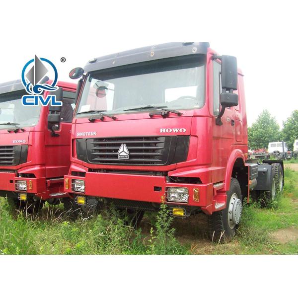6x6 Tractor Prime Mover Truck , Tractor Head Truck Color Customization