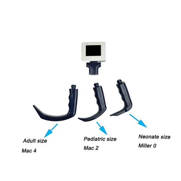 Long Service Life Intubation Portable Video Laryngoscope With Easy Cleaning Sterilization Blade