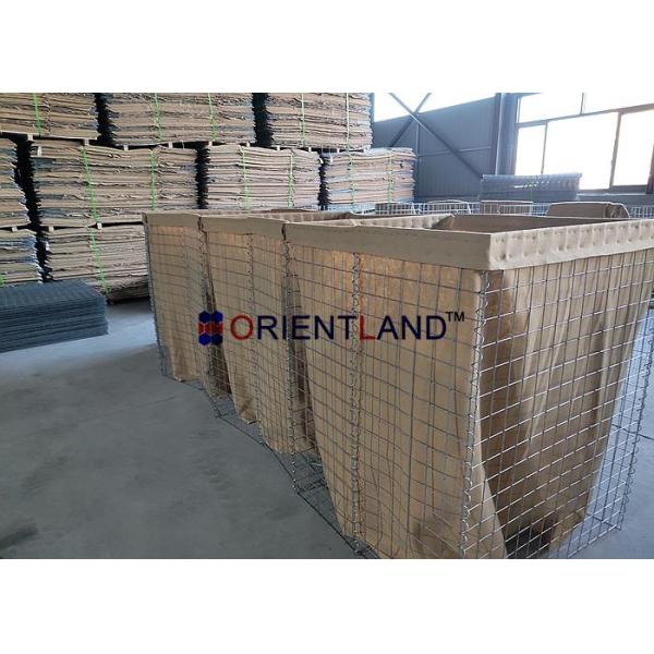 4mm Welded Mesh Hesco Barrier Perimeter Wall 7ft Tall Defensive