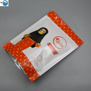 Rice flexible packaging bag with plastic handle