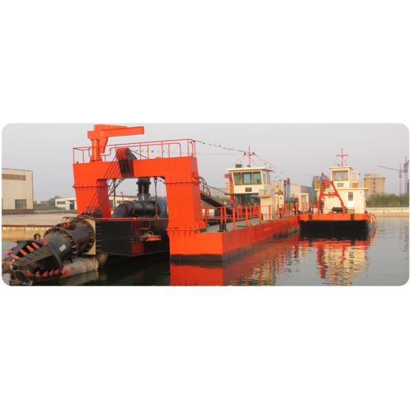 24 Inch Hydraulic Dredger Vessel Dredging Desludging Dredging With Cutter Head Dredging Depth To 15 Meters