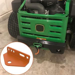 Heavy Duty Universal Zero Turn Lawn Mower Trailer Hitch Adapter Bracket Receiver