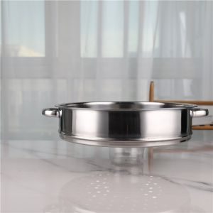 Restaurant Stackable Steamer Pot Five Layers Customized Logo