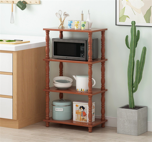 Buy ODM European Style Microwave Oven Rack Stand Kitchen Appliance Rack at wholesale prices