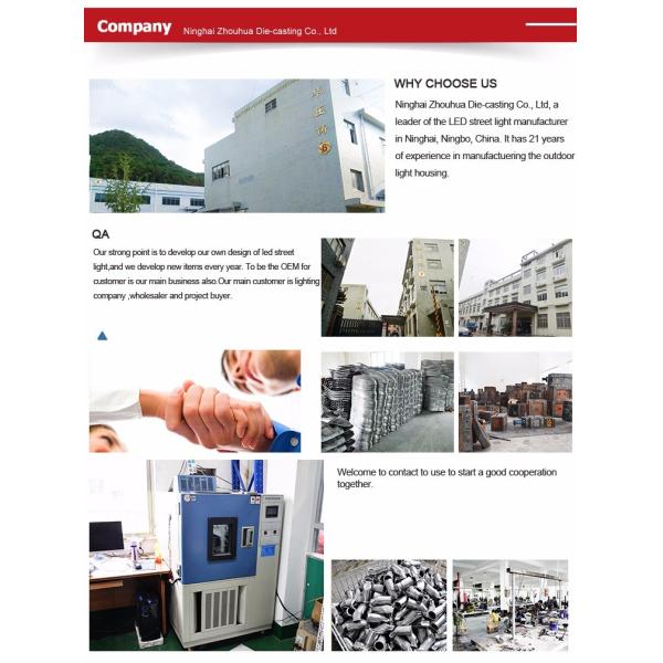 50watt Led Street Light Housing Adjustable Bracket Adc12 Aluminum Material