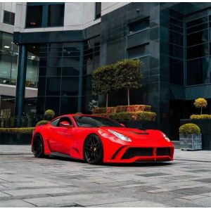 For Ferrari F12 Carbon Fiber Wide-body Kit F12 Upgrade NOtc N-Largos-style Rear
