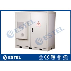 Two Compartments IP65 3 Bays Outdoor Equipment Cabinet