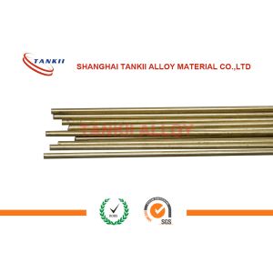 C2800 C37000 Brass Round Rod Bright Surface , Flat Solid Brass Bar Length 6m