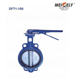 High Quality Butterfly Valve DF71-100 D72 For Water Tank Truck