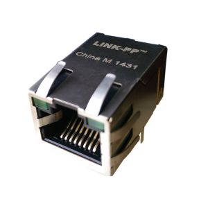 Quality HFJT1-E1G01-L11RL 10p10c Gigabit Ethernet Rj45 Connector To Wienet UMS Switch for sale