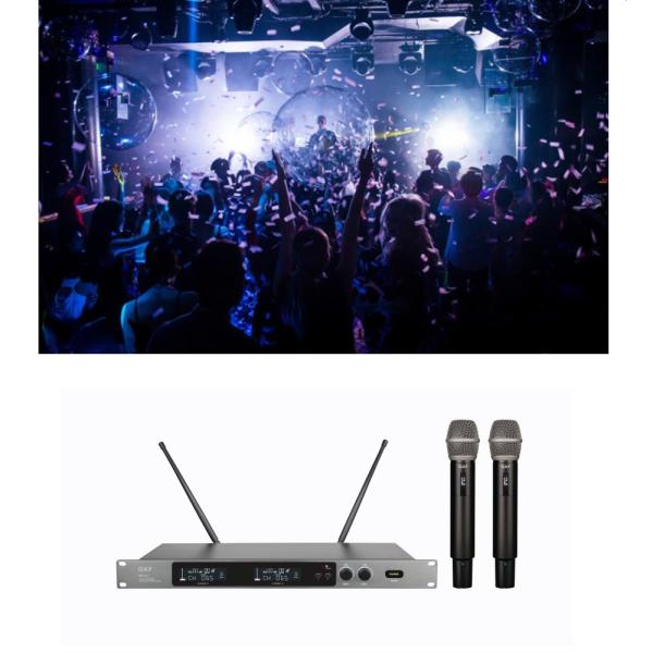 Buy Professional SLX24 Beta58 UHF Vocal Mic Dual Handheld SM58 Beta87a Bodypack Wireless Microphone SLX4 at wholesale prices