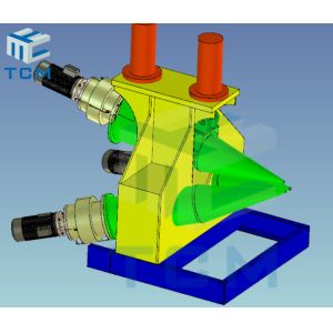 Three Shafts Cone Hydraulic Bending Machine Conical Bending Machine