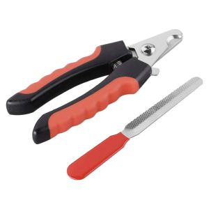 Stainless Steel Pet Nail Clipper With Safety Guard For Dogs Cats